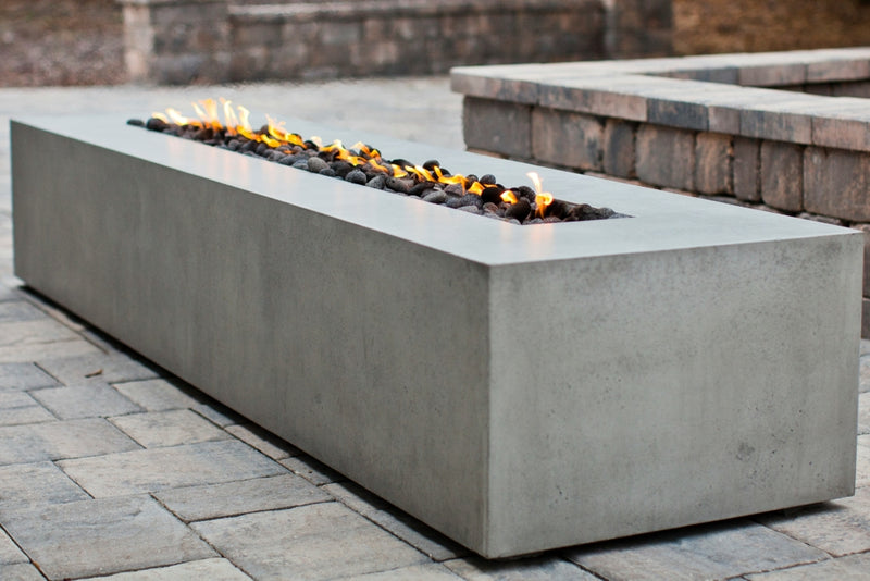 Fire by Design MGLINEAR96 Linear 96-Inch GFRC Fire Pit Table